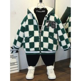 Versatile Fashion Trend Warm Jacket Clothing (Option: Green-M)