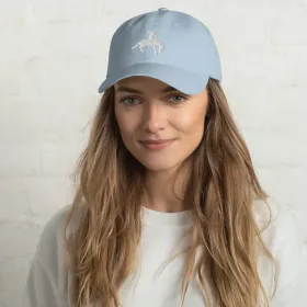 Rodeo Hat - Bronco Hat - Bucking Bronco Hat - Cowboy Cap (Color: Light Blue)